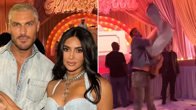 Kim Kardashian doing a backflip on the dancefloor is as wild as it sounds