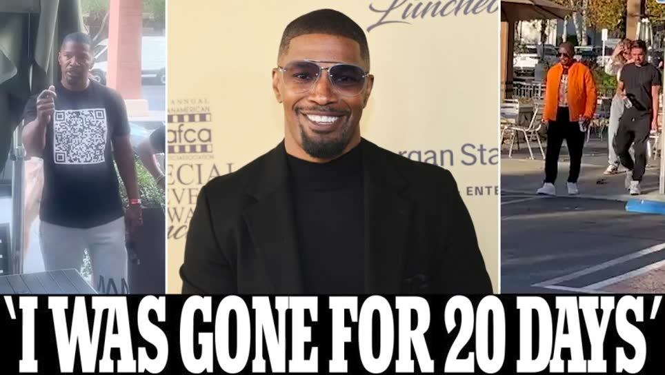 Jamie Foxx finally breaks silence on his mysterious hospitalization and near-death experience: 'I was gone for 20 days'