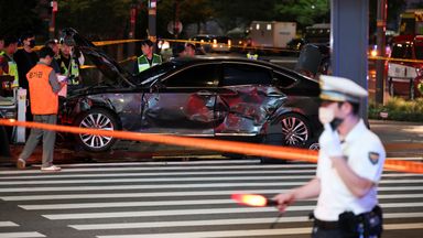 South Korea: Nine pedestrians killed in 'wrong way crash' on busy road in Seoul - driver investigated