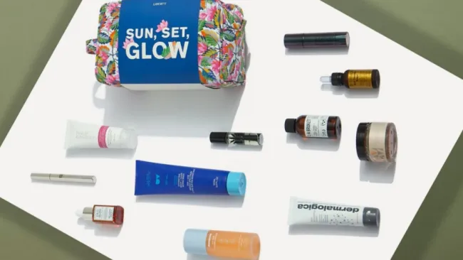 Liberty’s Sunset Glow Kit has a value of £377 but yours for £115