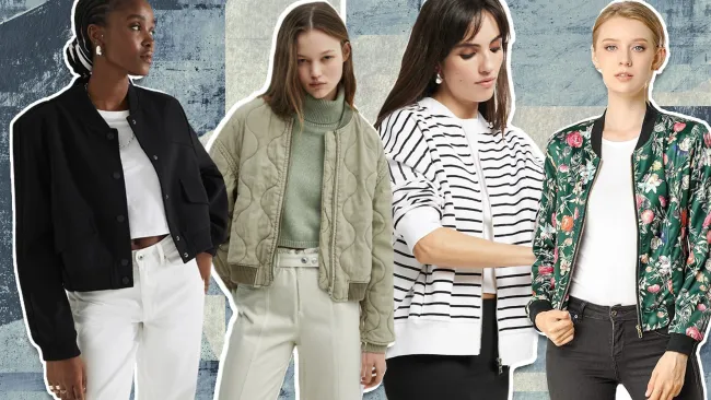 A bomber jacket is the quiet luxury staple that’s a godsend for all-weather dressing