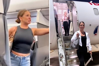 Viral 'Not Real' Plane Woman Photo Takes Off Online One Year After Meltdown