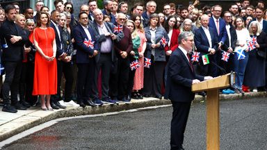 'Our work is urgent and we begin it today': Sir Keir Starmer says in first address as prime minister