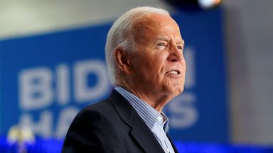 Joe Biden vows 'I'm staying in race' at rally in Wisconsin