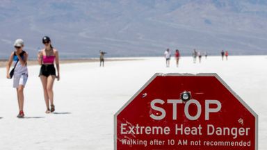 Brits among hundreds of tourists flocking to Death Valley despite deadly US heatwave