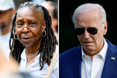 Whoopi Goldberg Says She'd Vote for Biden Even If He 'Pooped His Pants'