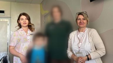 Kyiv hospital worker recalls 'terrifying' moment she helped rescue children during Russian strikes