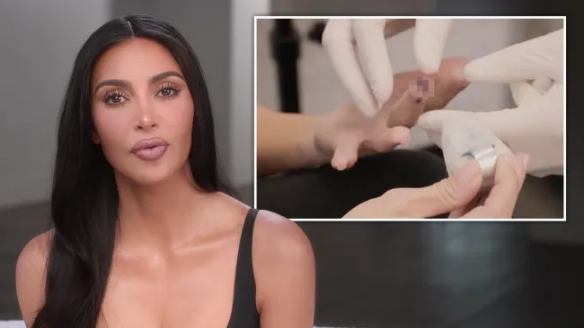 Kim Kardashian shows off seriously gruesome injury after breaking fingertip: ‘More painful than childbirth’