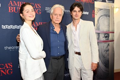 Michael Douglas, 79, Joins Daughter Carys, 21, and Son Dylan, 23, for Rare Red Carpet Appearance