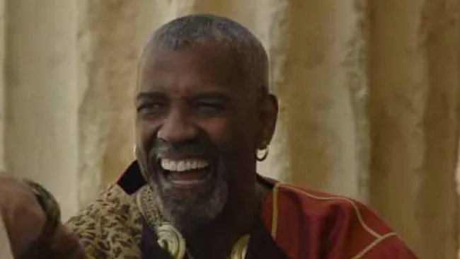 Was de-aging technology used on Denzel Washington in Gladiator 2?