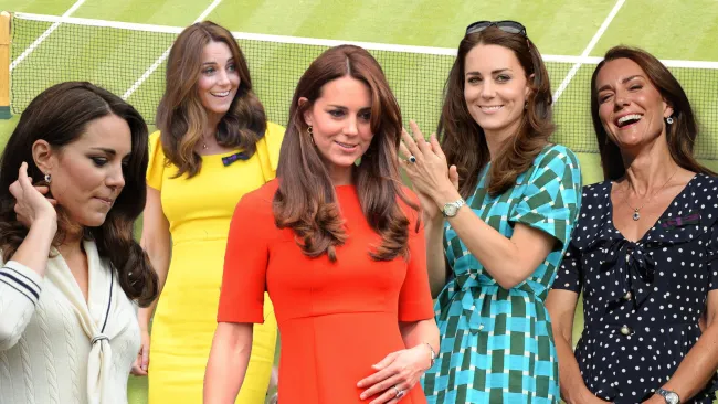 Every single outfit Kate Middleton has ever worn courtside at Wimbledon