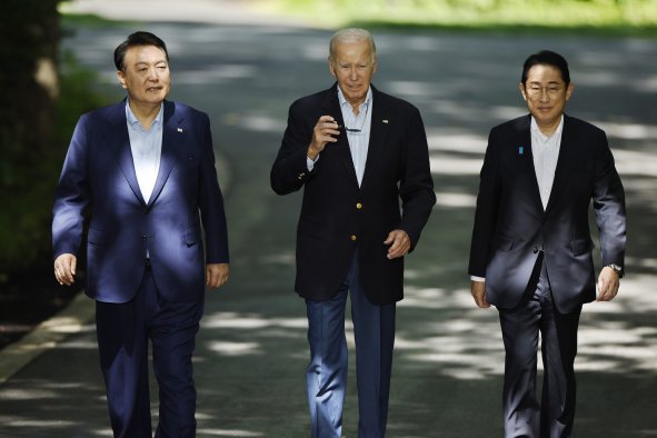 North Korea Nuclear Attack Would Trigger 'Overwhelming' U.S. Response, Biden Warns