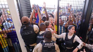 Copa America final: Fans breach security at stadium in Florida delaying start of Argentina and Colombia clash