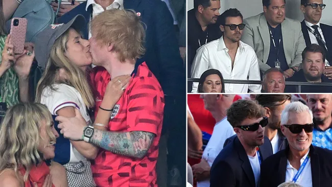 Harry Styles and Ed Sheeran jet to Berlin to watch England’s defeat in Euro 2024 final