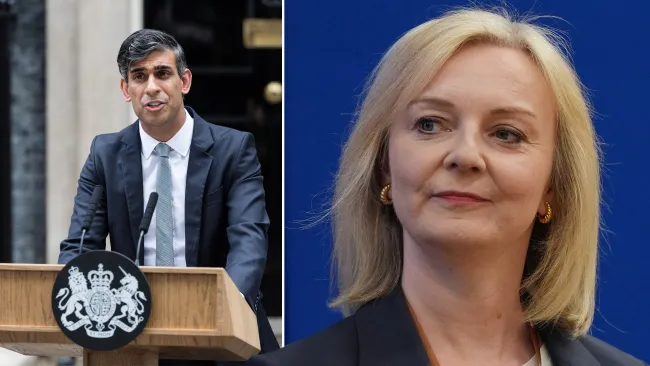 Liz Truss blames Tory election loss on Rishi Sunak ‘trashing’ her reputation