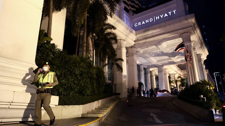 Traces of cyanide in cups in hotel room where six found dead in Bangkok hotel, Thailand police say