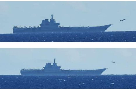 Photos Show Fighter Jets Launching From Chinese Aircraft Carrier