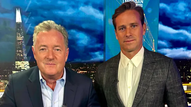 Piers Morgan teases ‘raw’ interview with Armie Hammer after cannibalism allegations