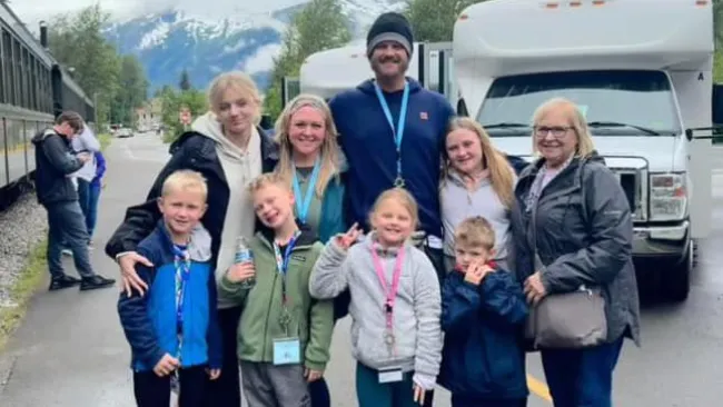 Family of nine left stranded in Alaska after cruise ship leaves without them