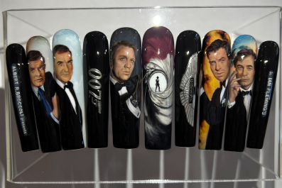 Woman Spends 65 Hours on 'James Bond Nails,' Internet Shaken and Stirred