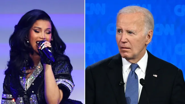 Cardi B takes credit for Joe Biden stepping down after eerie prediction