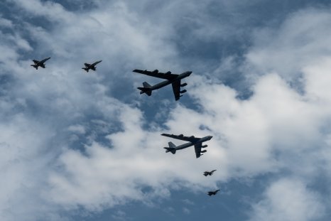 U.S. B-52 Bombers in 'Historic' NATO Flight Near Russia