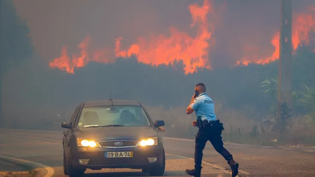 Europe’s extreme weather sparks wildfires near popular holiday resorts