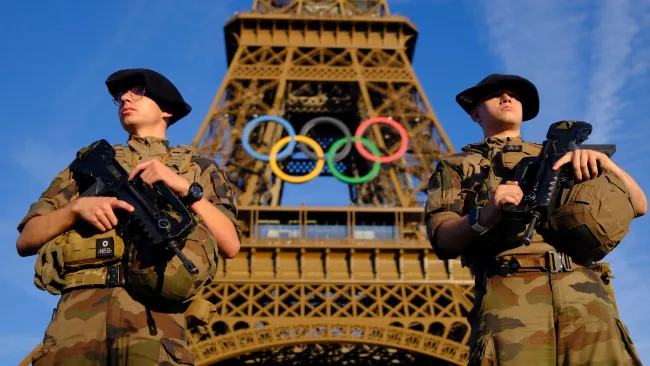 The £350,000,000 security operation guarding Paris from the sky