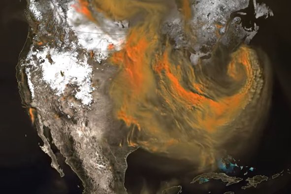 'Tremendous' NASA Video Shows CO2 Spewing From US Into Earth's Atmosphere