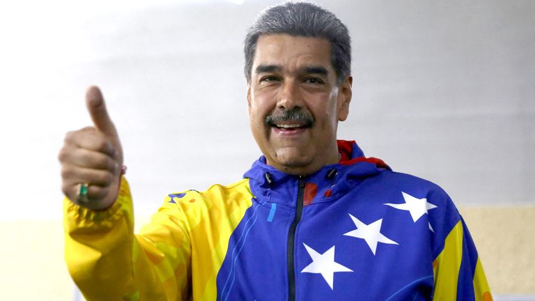 Venezuela's President Nicolas Maduro wins third term, electoral authority says