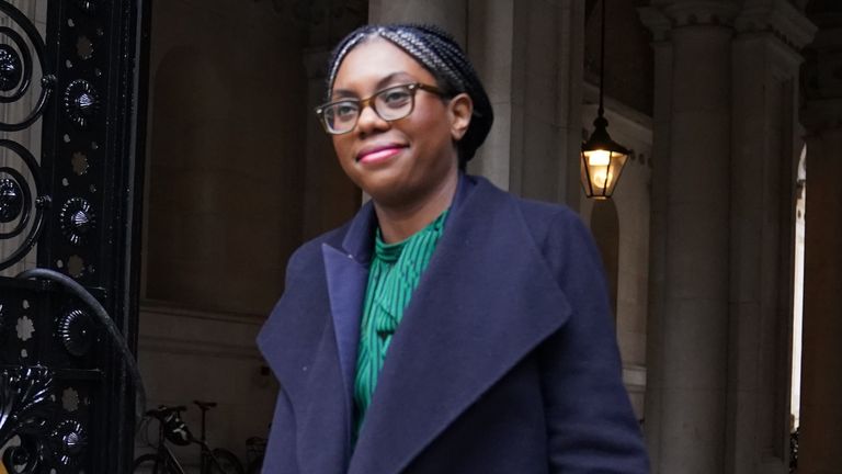 Kemi Badenoch enters Tory leadership race to replace Rishi Sunak