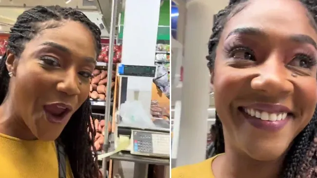 Tiffany Haddish appears shocked that African country has a grocery store in video tour