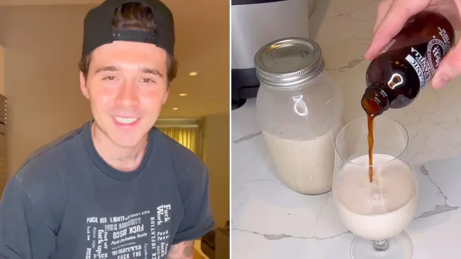 Brooklyn Beckham rinsed for making almond milk with ‘enough vanilla extract to kill a man’