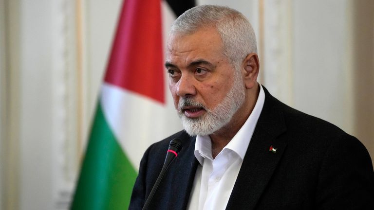 Hamas leader Ismail Haniyeh killed in Iran, group says