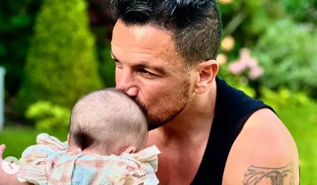 Peter Andre hits back at fan asking why he doesn’t show baby Arabella’s face online