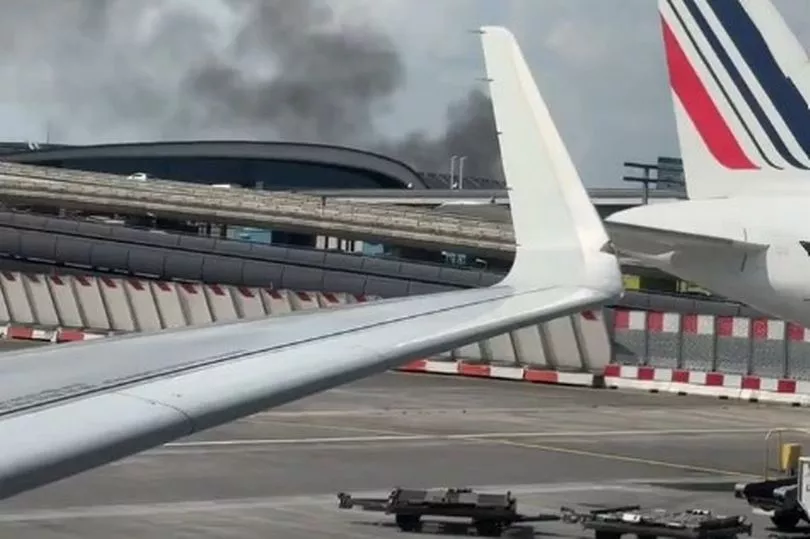 Bus catches fire at Charles De Gaulle airport as thousands visit for Paris Olympics