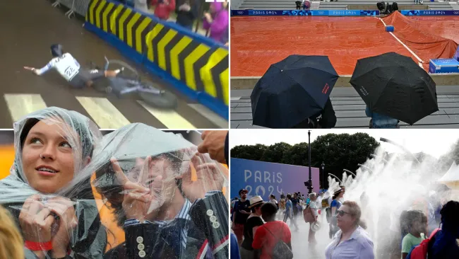 5 chaotic moments when wild weather almost ruined the Olympics