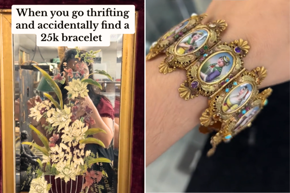 Woman Finds 200-Year-Old Bracelet Worth $25K at Thrift Store