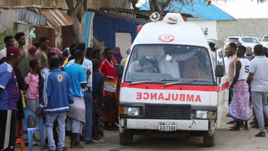 Somalia beach terror blast kills at least eight and injures dozens more