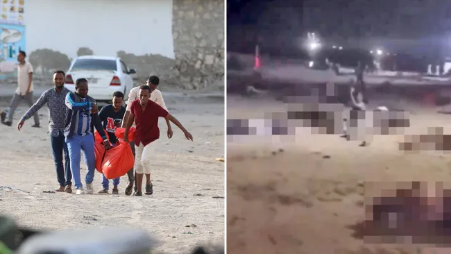 Dozens killed in attack on beach hotel by al-Qaeda terrorists