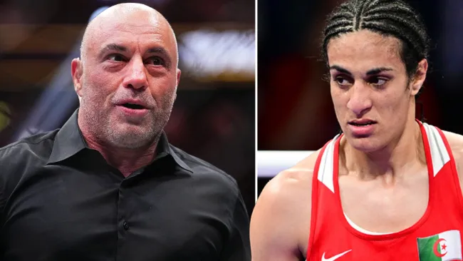 Joe Rogan dragged over ‘testosterone’ argument after taking aim at Olympic boxer Imane Khelif