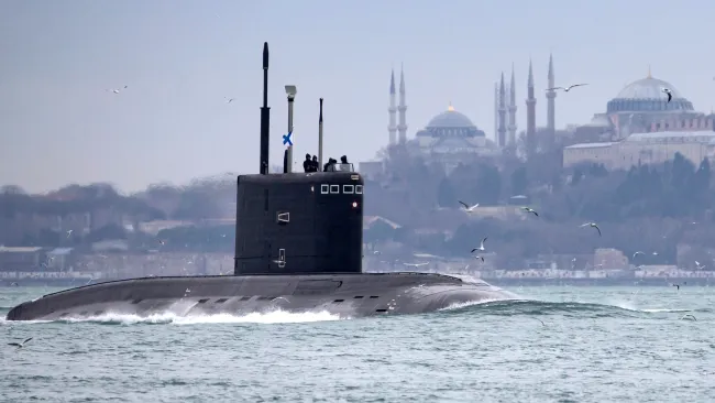 Putin’s £275,000,000 submarine sent ‘to the bottom of the Black Sea’