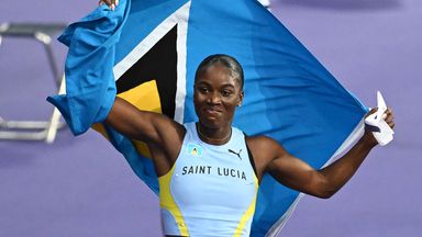 St Lucia celebrates as Julien Alfred wins island's first ever Olympic medal