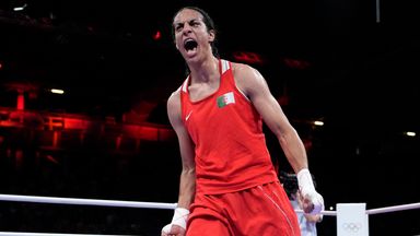 Imane Khelif: Boxer at centre of Olympic gender row says winning gold would be 'best response'