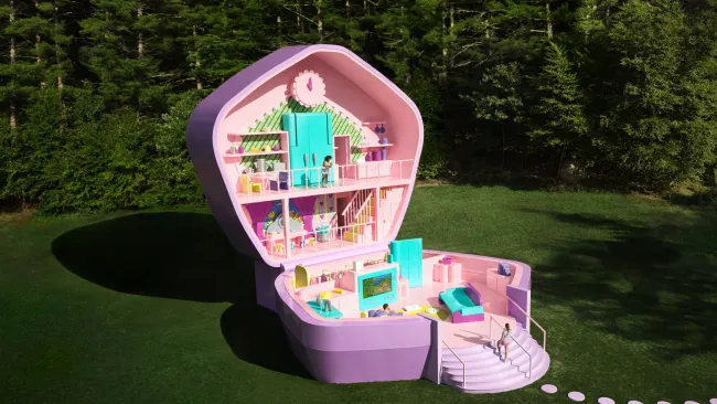 Channel the 1990s with a trip to this Polly Pocket-inspired Airbnb