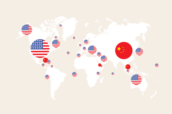 Where in the World Are U.S. and China's Militaries?