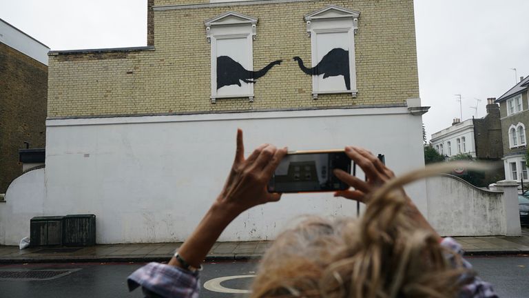 Banksy reveals second new animal-themed artwork in London