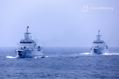 China Responds to U.S. and Allied Drills in Contested Waters