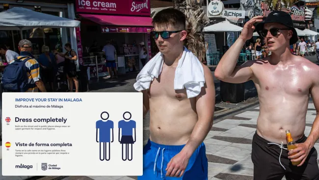 New dress code warning for British tourists in Spain