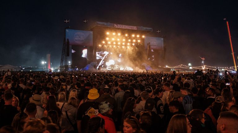 Boardmasters: Mother describes festival 'chaos' as she helped boy 'delirious with pain' after crowd surge